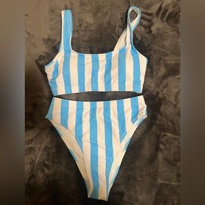 Striped bikini